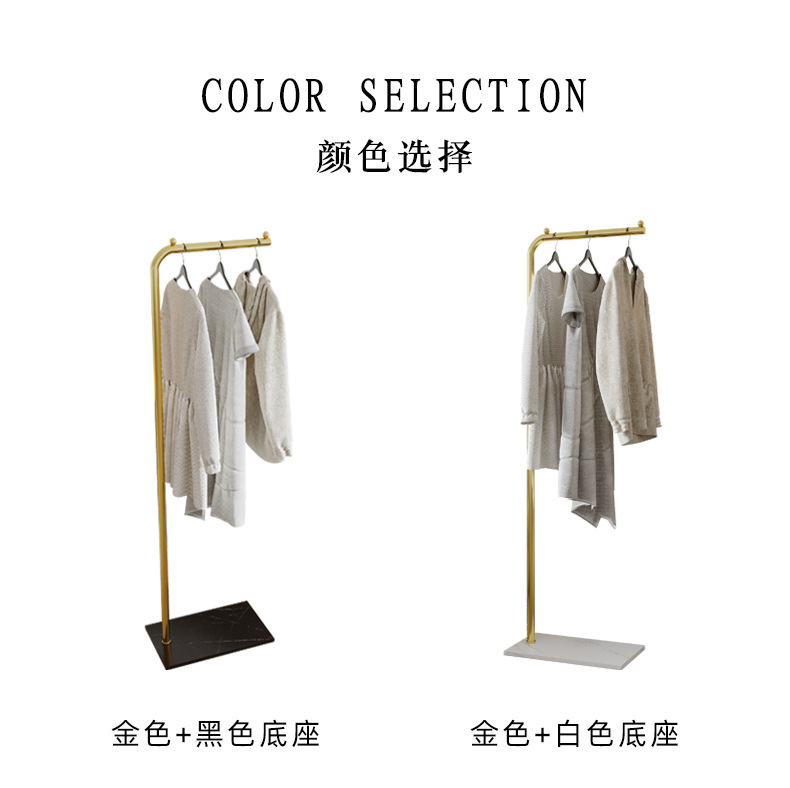 Minimalist Floor-Standing Coat Rack & Clothing Hanger