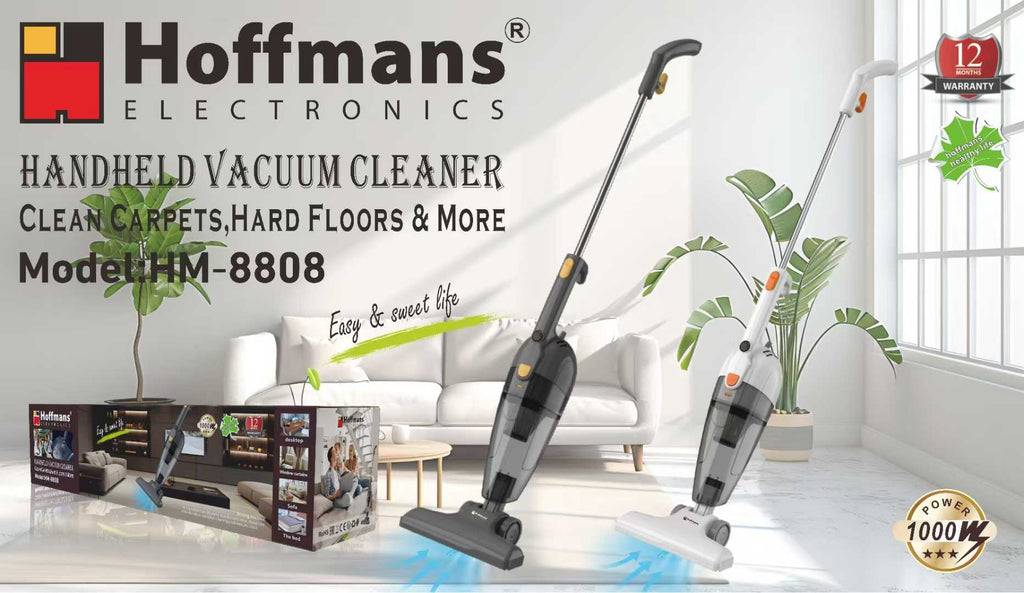 Hoffmans Electronics Handheld Vacuum Cleaner HM-8808 – 1000W High-Power Home & Office Cleaner