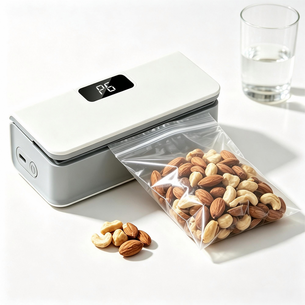 Portable Electric Vacuum Food Sealer Machine with Digital Display