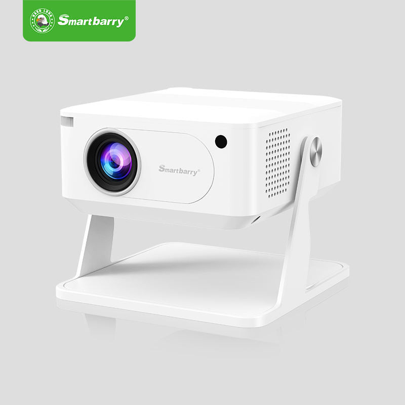 Smartbarry HT29 4K HDR Smart Projector with 5G WiFi & Rotating Stand