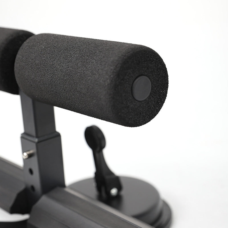 portable sit-up assistant bar with integrated resistance bands