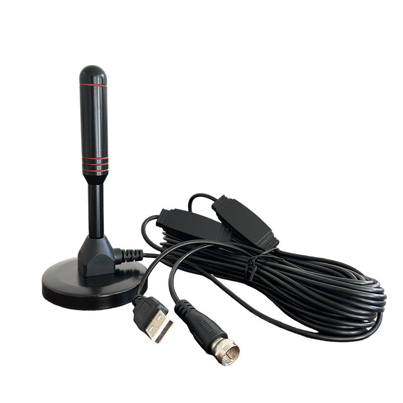 HD Digital TV Antenna with Magnetic Base & Signal Booster