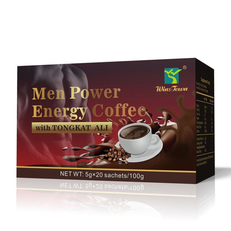 WinsTown Men Power Energy Coffee with Tongkat Ali