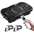 Whole Body Vibration Plate Exercise Machine with Resistance Bands & Remote