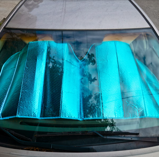 Foldable Reflective Aluminum Foil Car Windshield Sunshade