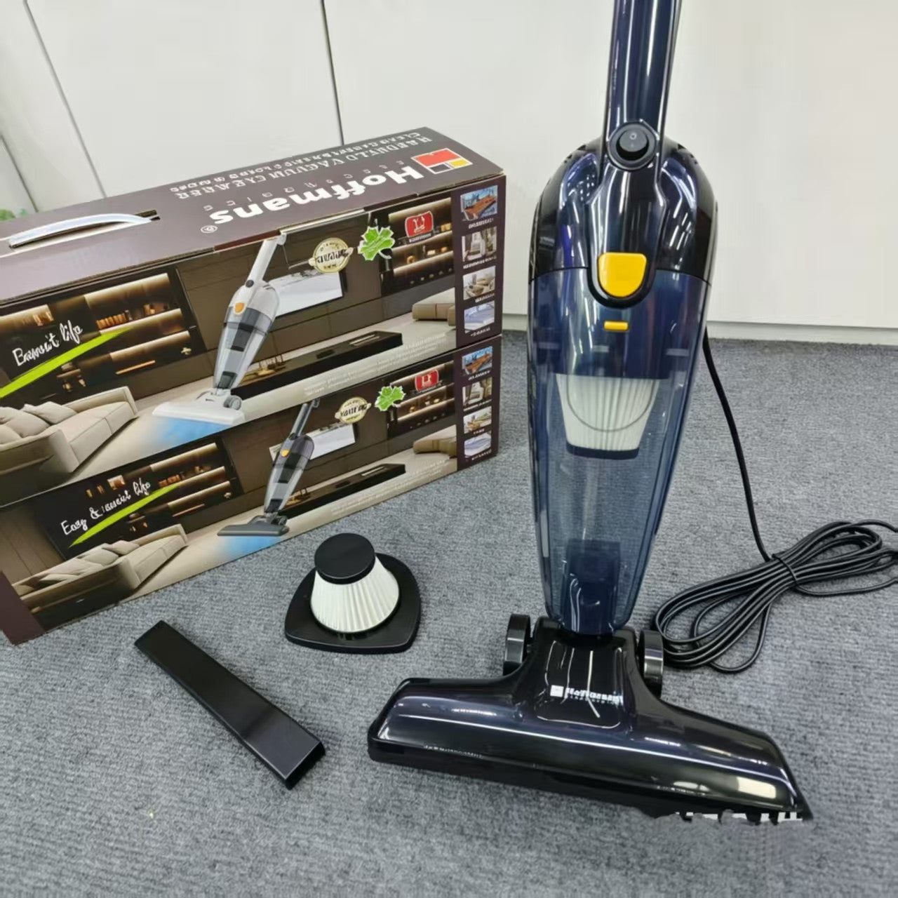 Hoffmans Electronics Handheld Vacuum Cleaner HM-8808 – 1000W High-Power Home & Office Cleaner