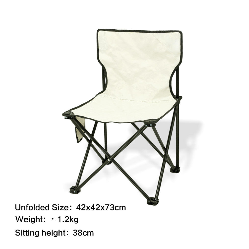 Deluxe Portable Folding Camping Chair – Heavy-Duty Compact Outdoor Seat for Travel and Leisure