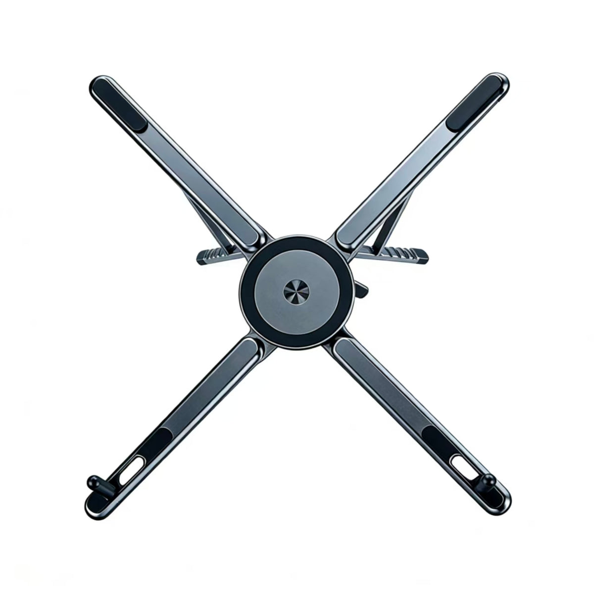 Magnetic Laptop Phone Mount & Dual-Screen Stand – Portable Side-Mount Holder