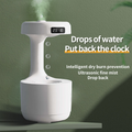 Anti-Gravity Water Drop Humidifier & Desktop Clock