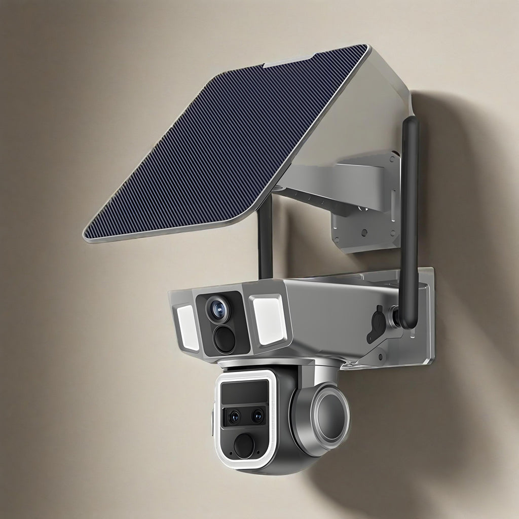 Solar-Powered 360° Security Camera: Total Peace of Mind, No Wires Required