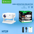 Smartbarry HT29 4K HDR Smart Projector with 5G WiFi & Rotating Stand