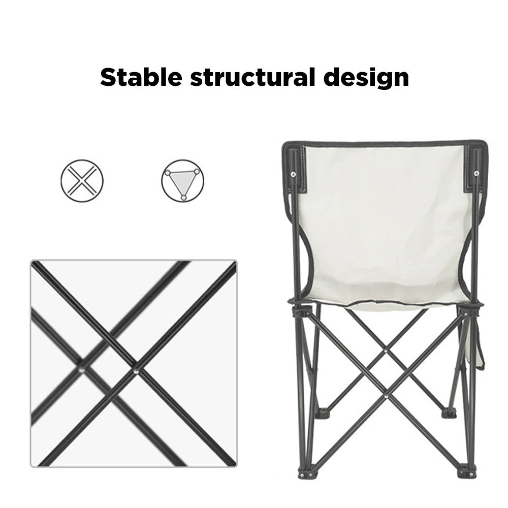 Deluxe Portable Folding Camping Chair – Heavy-Duty Compact Outdoor Seat for Travel and Leisure