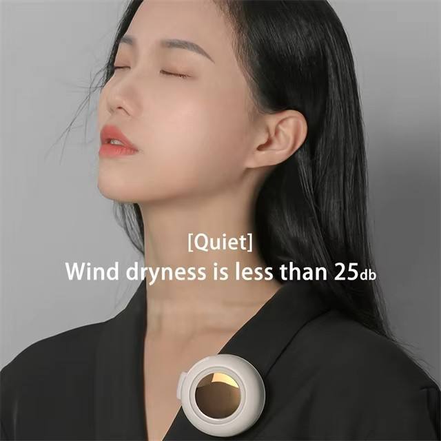 Portable Clip-On Wearable Personal Cooling Fan with Thermal Cold Plate