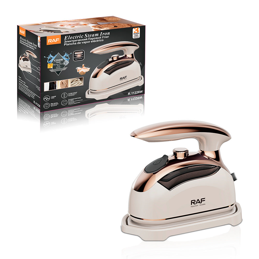 RAF Portable Handheld Garment Steamer & Mini Iron – Compact Travel Clothes Steamer