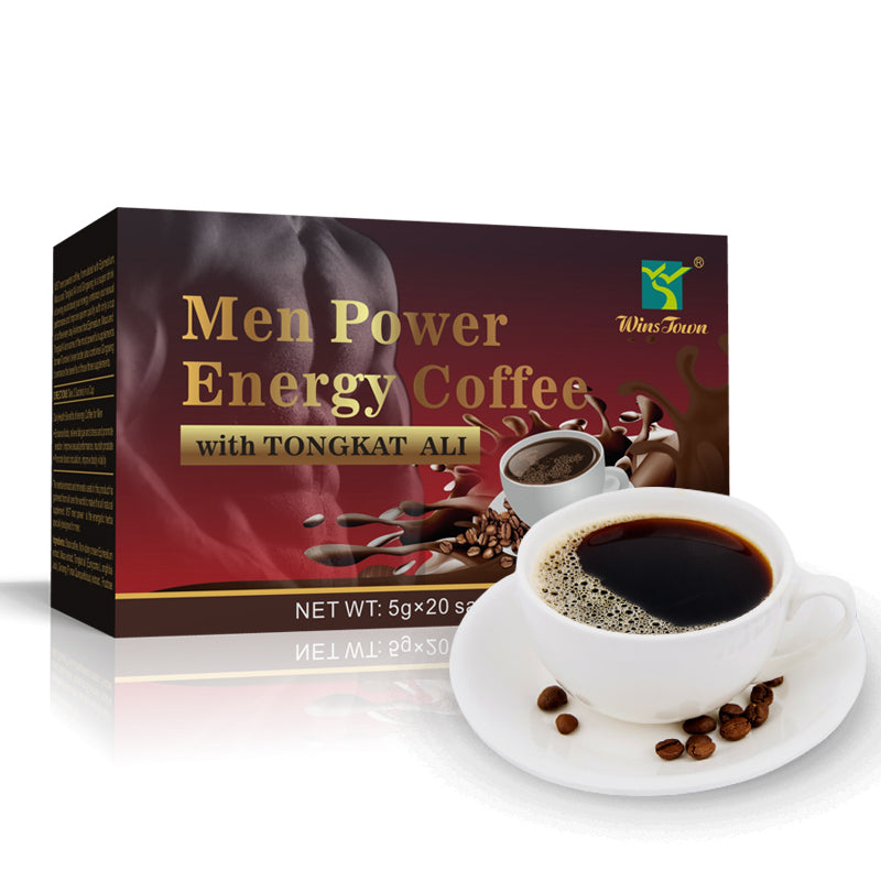 WinsTown Men Power Energy Coffee with Tongkat Ali