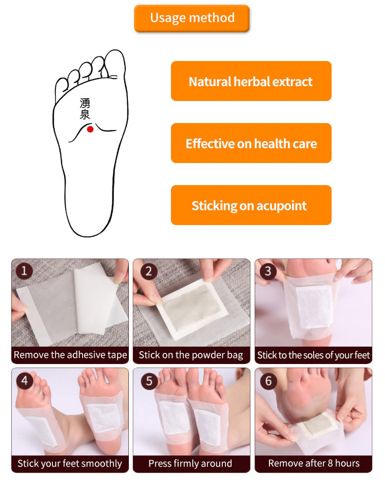 Kinoki Cleansing Detox Foot Pads (10-Pack)