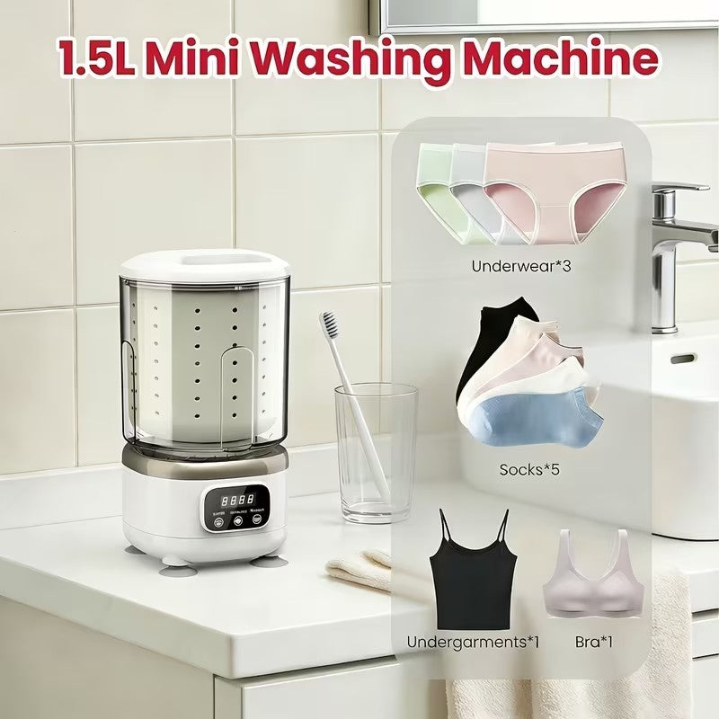 Docoss Wireless Mini Charging Wash-in-One Washing Machine