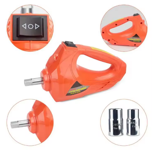 12V Electric Car Hydraulic Floor Jack & Impact Wrench Kit