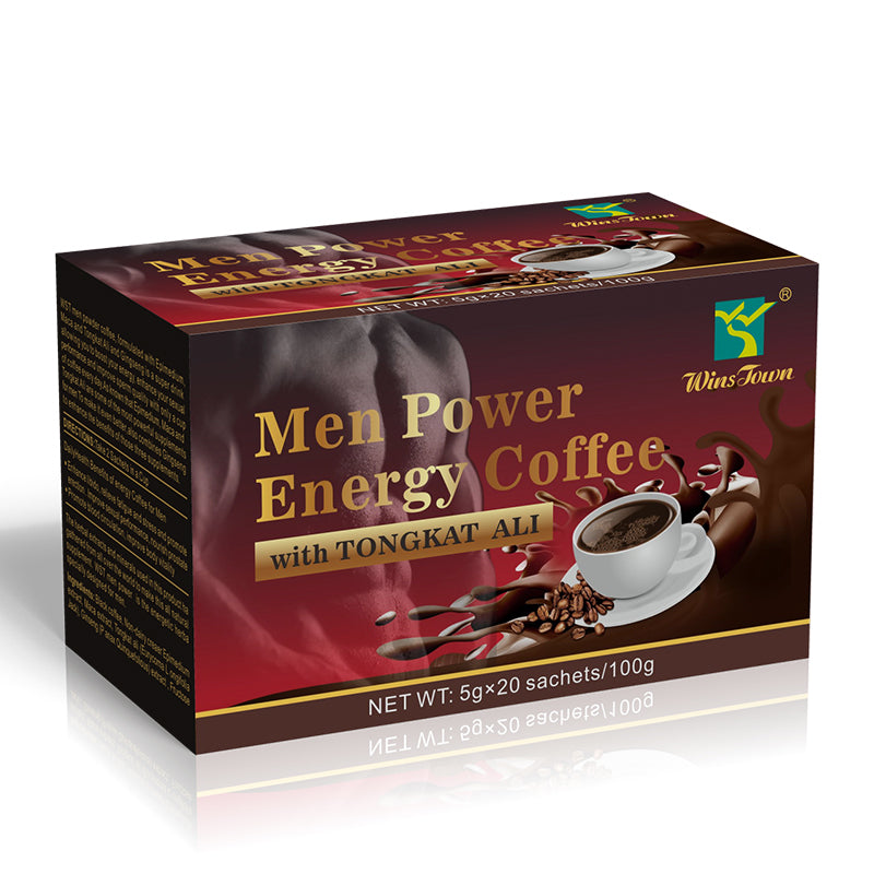 WinsTown Men Power Energy Coffee with Tongkat Ali
