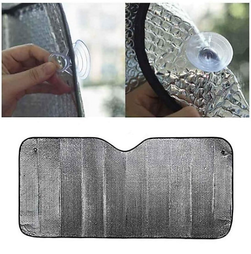 Foldable Reflective Aluminum Foil Car Windshield Sunshade