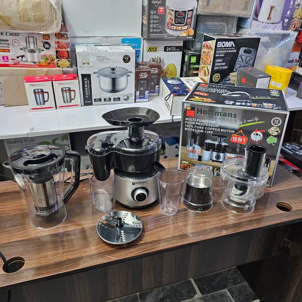 Hoffmans Electronics 10-in-1 Multifunction Blender (Model HM-108A)
