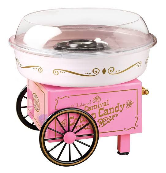 Vintage-Style Carnival Cotton Candy Maker Machine