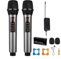 Professional Dual Handheld UHF Wireless Microphone System