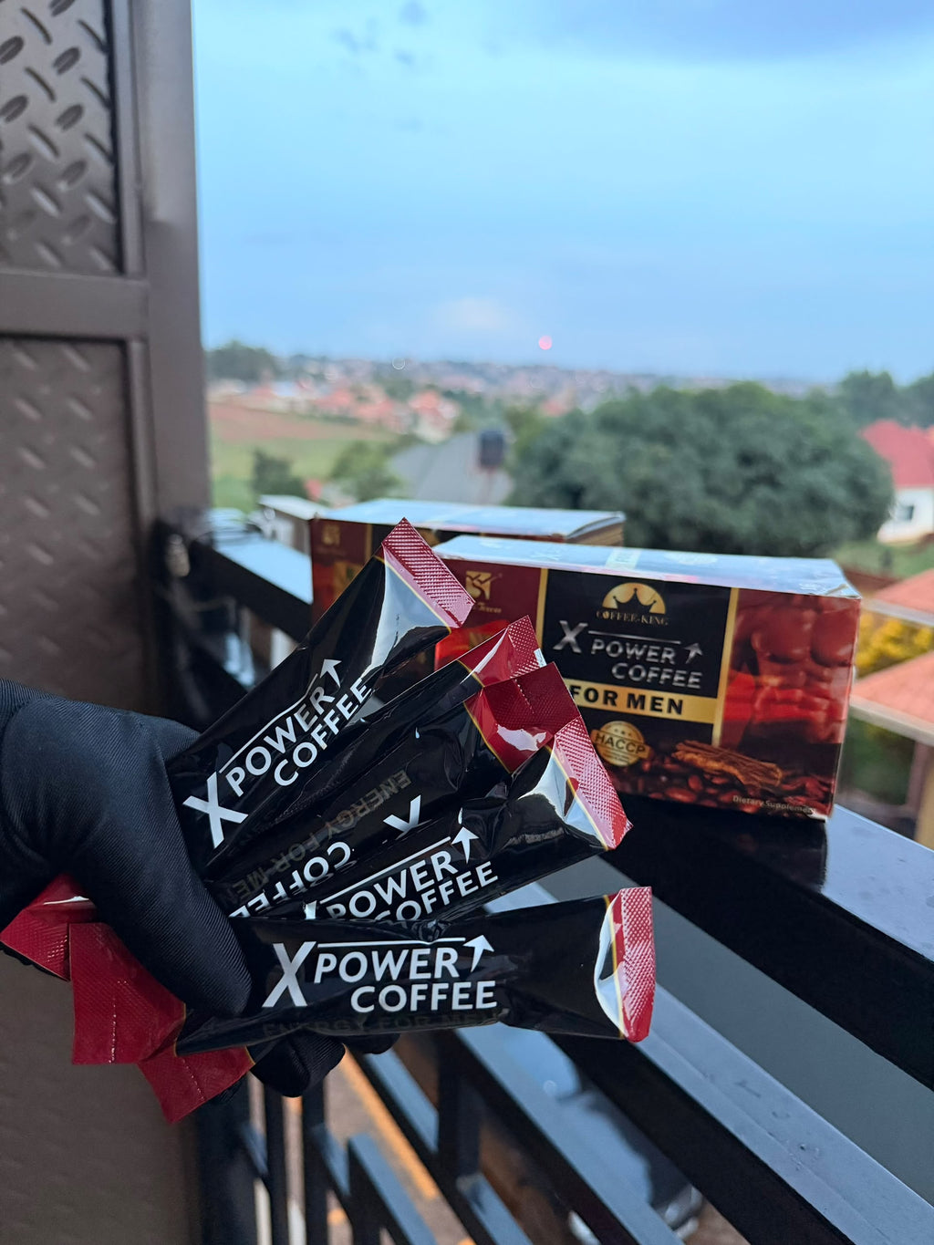 X Power Coffee for Men - Herbal Energy & Performance Blend
