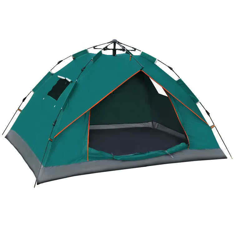 3-4 Person Orange Automatic Instant Pop-Up Tent