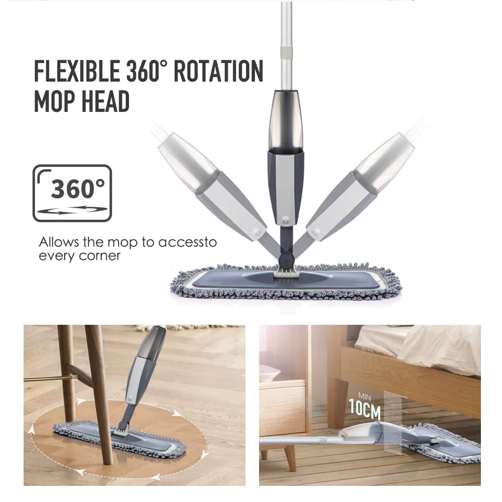 Professional Microfiber Spray Mop System