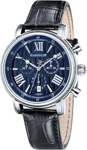 Classic Chronograph Dress Watch – Silver & Black