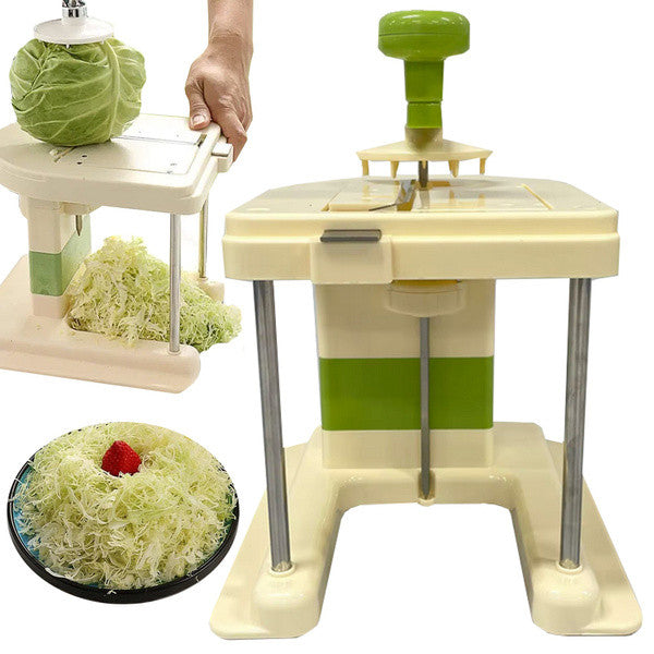 Heavy-Duty Rotating Cabbage Slicer and Shredder