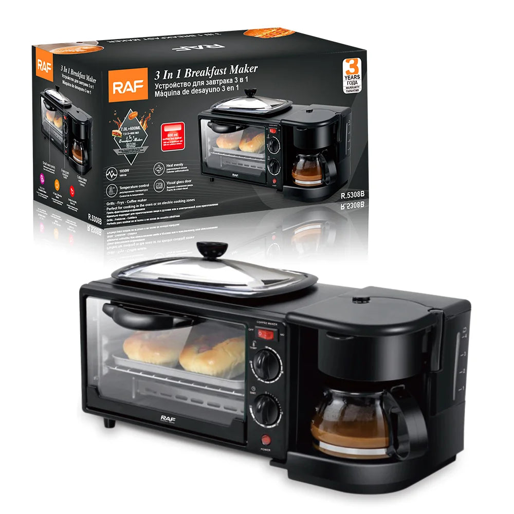 3-in-1 multifunctional breakfast station (Hoffmans & RAF)