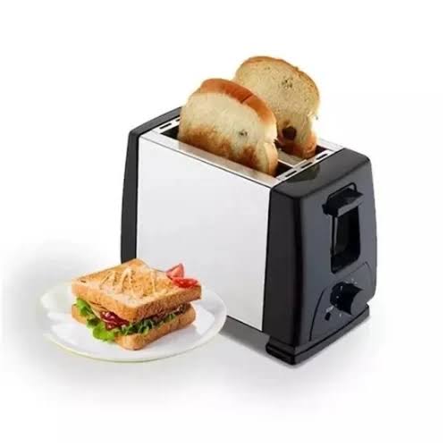 Stainless Steel 2-Slice Bread Toaster & Sandwich Maker
