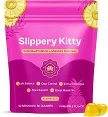 Slippery Cat Feminine Probiotic & Moisture Gummies (Pineapple Flavor)