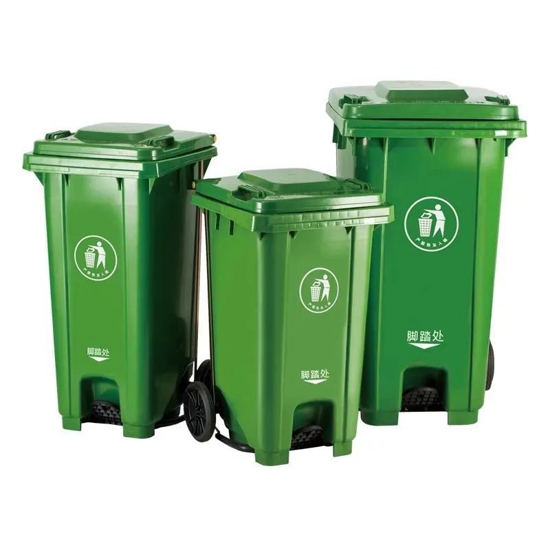 Industrial Waste Bin / dustbin with Wheels, Green/Blue/Yellow/Red/ size vary