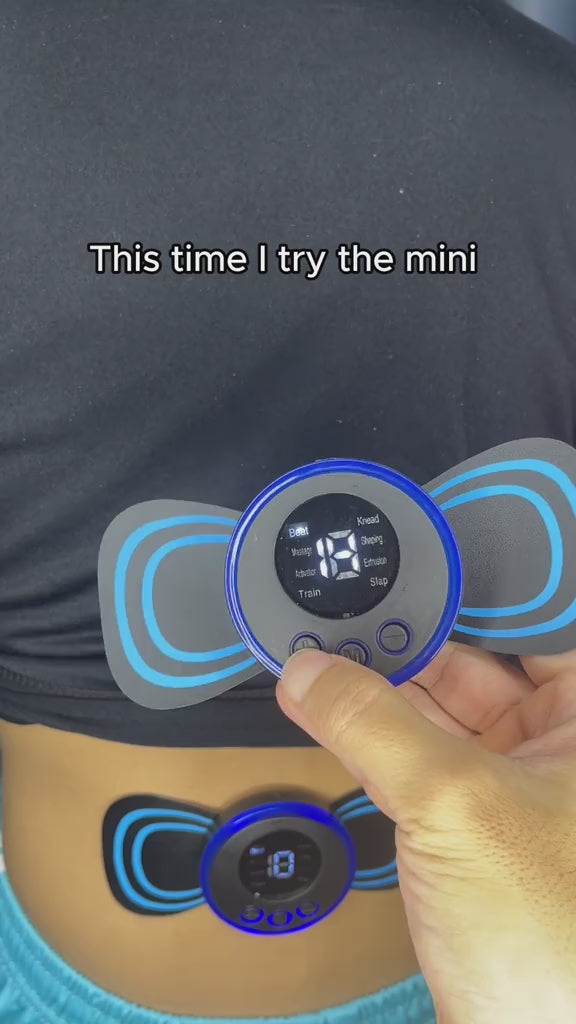 Mini Wireless EMS Smart Massager & Muscle Stimulator with Remote Control