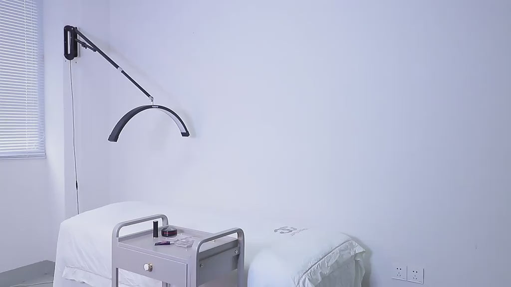 Wall-Mounted Half-Moon LED Esthetician & Lash Light