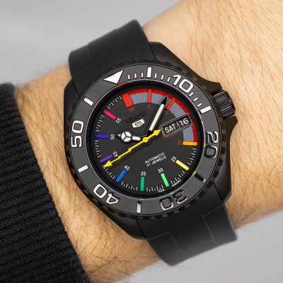Seiko 5 Automatic 21-Jewel Custom "Rainbow" Sport