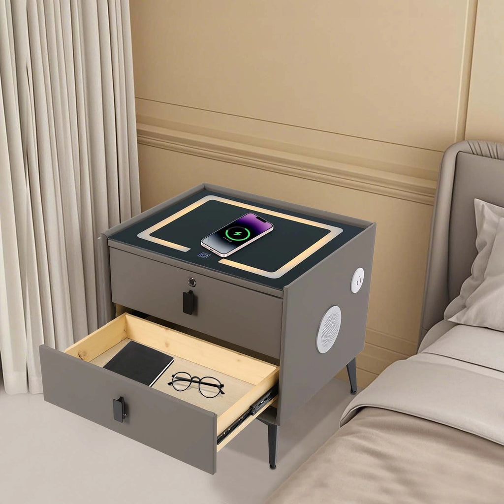 Modern smart nightstand ( smart bedside table)