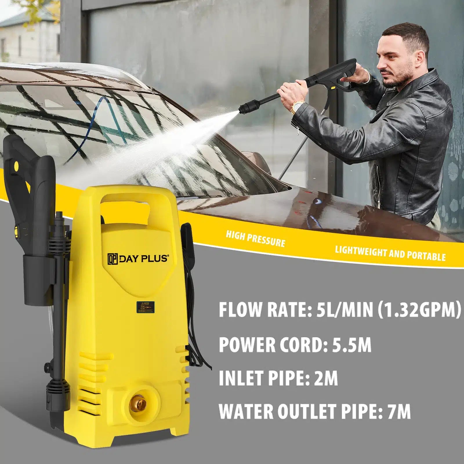 Heavy Duty compact electric pressure washer