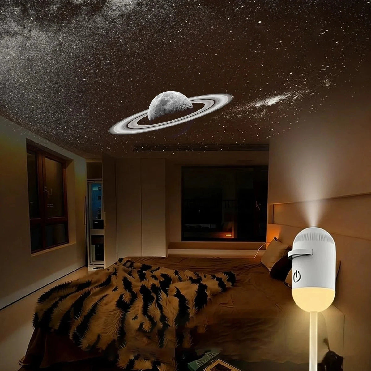 USB Mini Galaxy & Starry Sky Projector Lamp – Portable Celestial Night Light