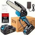 21V Cordless 6-Inch Handheld Mini Chainsaw Kit