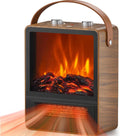 Portable Electric Fireplace Space Heater with 3D Flame Effect