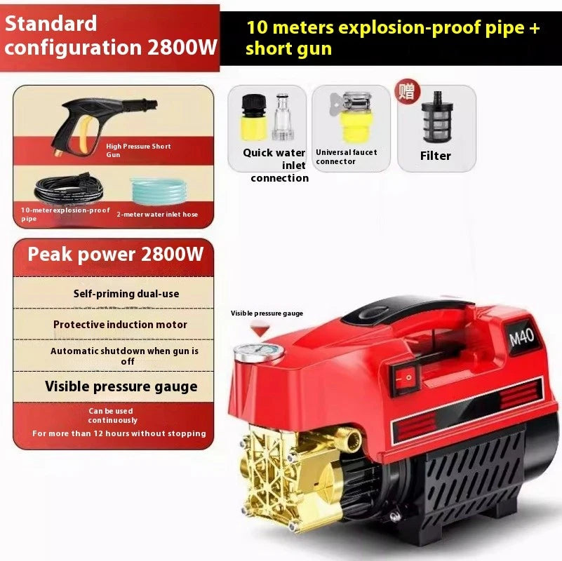 M40 High-Pressure Washer: Professional Cleaning Power in the Palm of Your Hand