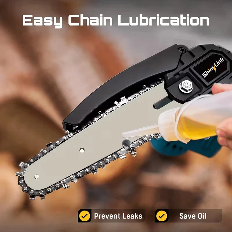 21V Cordless 6-Inch Handheld Mini Chainsaw Kit