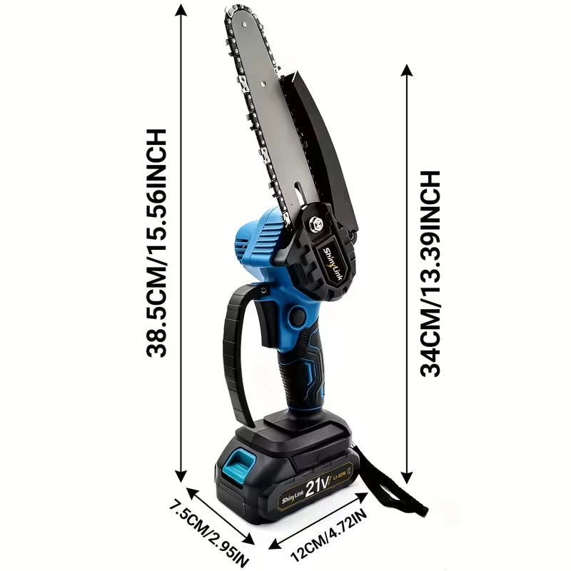 21V Cordless 6-Inch Handheld Mini Chainsaw Kit
